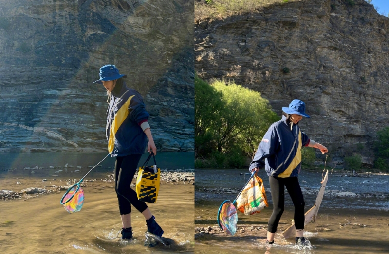 白百何趁著周末與家人出游。