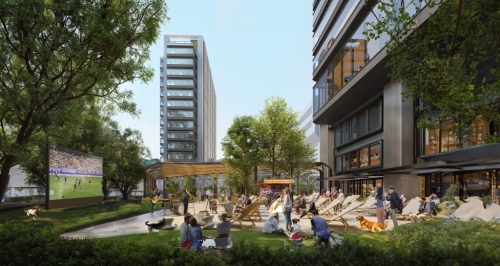 利園八期擁有超過10萬平方呎的零售空間，當中逾6萬平方呎為大型綠化開放空間。