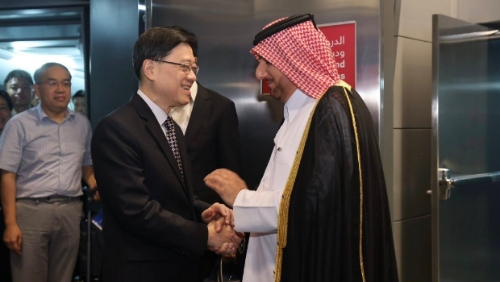 李家超率團訪卡塔爾及科威特。李家超F(xiàn)acebook圖片