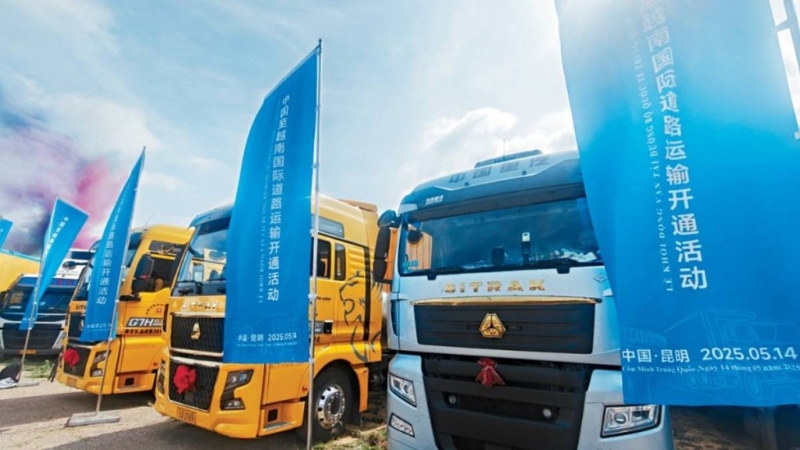 中國(guó)一直致力加強(qiáng)與越南的貿(mào)易。 中新社