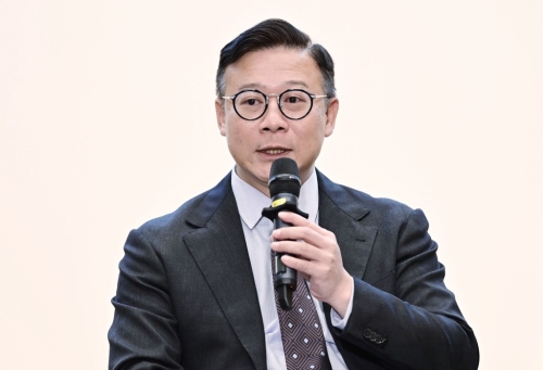 張國(guó)鈞指國(guó)際調(diào)解院總部選址翻新工程如火如荼，料最快年底或明年初開幕。 資料圖片