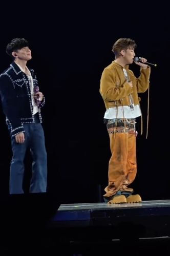 林俊杰（左）亦在啟德體育園辧演唱會(huì)。 資料圖片