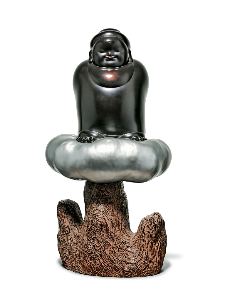 李真《清涼山》（2003年），估價為950,000– 1,200,000港元。