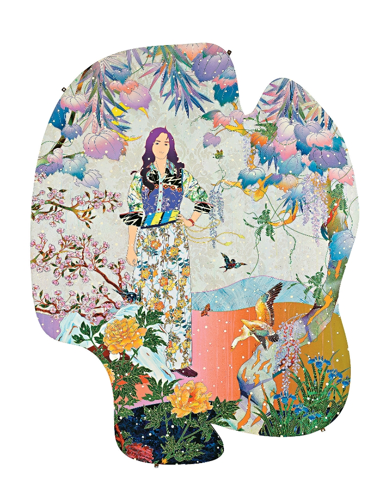 松山智《水之聲與你》（2022年），估價為700,000 – 900,000港元。