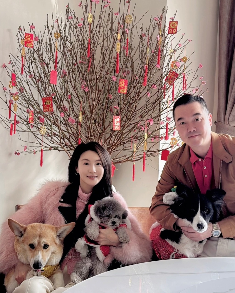 林夏薇與丈夫莫贊生。