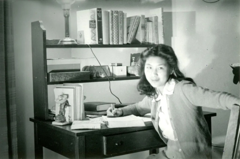 大學(xué)時代的孫穗瑛。