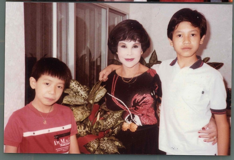 黃夏蕙其中兩個兒子。