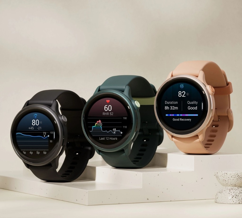 Garmin vivoactive 6配備1.2吋圓形表面，電池續(xù)航最長達(dá)11天。