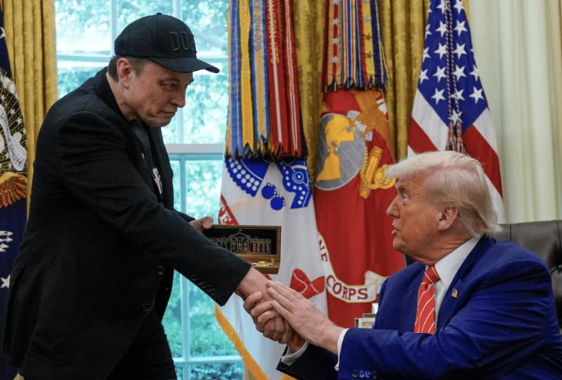 全球首富馬斯克與美國總統(tǒng)特朗普的關(guān)系，似乎已迅速由盟友變對手。路透社