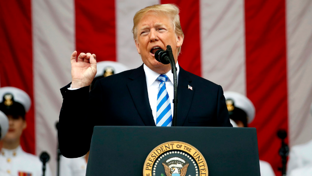 美國(guó)總統(tǒng)特朗普。