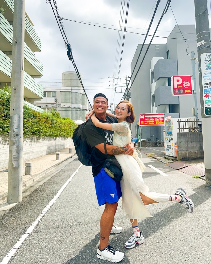 李綺雯與大只仔男友Ocean兩人感情極好。