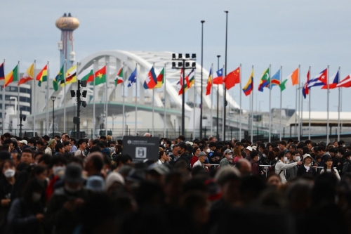 大阪世博開幕日入場人數(shù)最多。