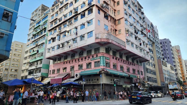 現(xiàn)場(chǎng)為深水埗北河街179號(hào)一教堂。