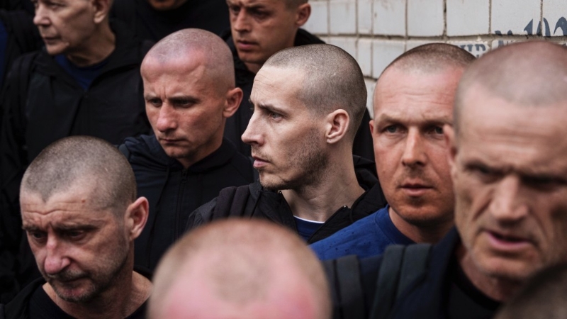 烏克蘭戰(zhàn)俘獲釋，返回切爾尼戈夫地區(qū)。