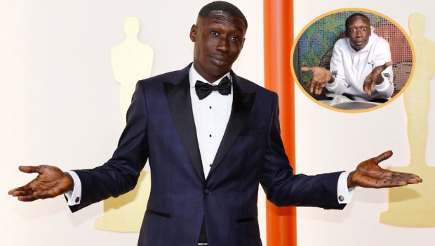 2023年，Khaby Lame出席奧斯卡頒獎(jiǎng)禮時(shí)做出招牌動作。