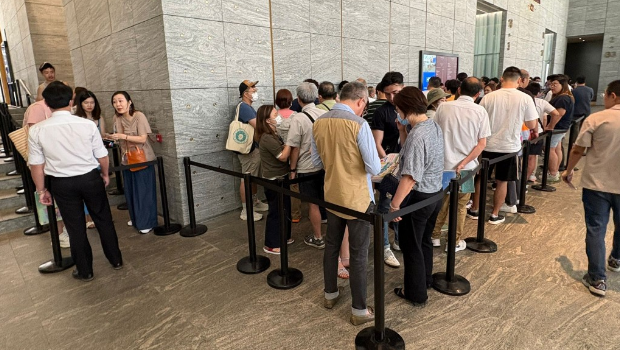 新世界伙拍帝國、資本策略、麗新及港鐵合作發(fā)展的黃竹坑站港島南岸滶晨收票及參觀情況理想。