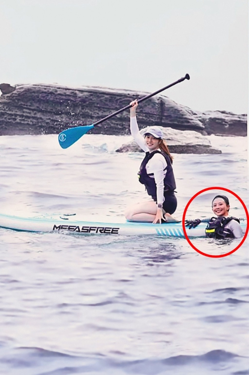 趙駿亞在IG分享的照片拍到吳婉君。