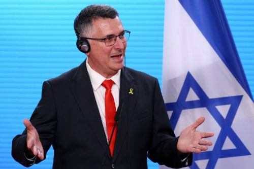 以色列外交部長薩爾。 路透社