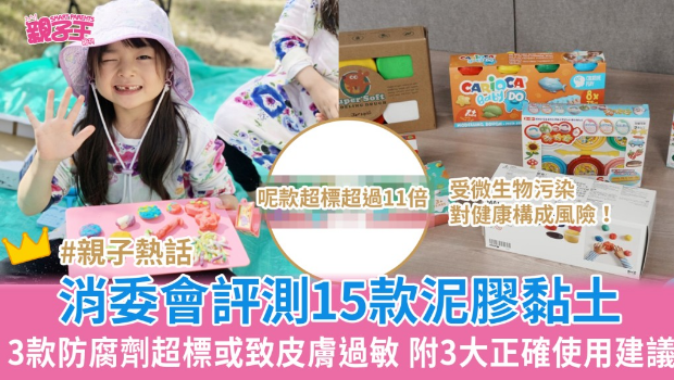 消委會評測泥膠黏土玩具