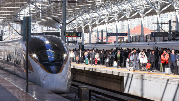 中國高鐵的載客量非常龐大 中國高鐵的載客量非常龐大