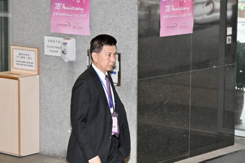 香港友好協(xié)進(jìn)會會長譚錦球。 劉駿軒攝