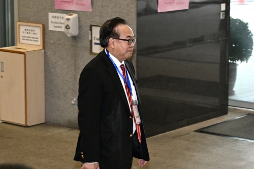 經(jīng)民聯(lián)主席盧偉國。 劉駿軒攝