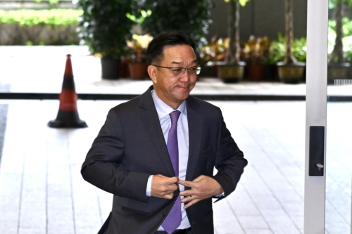 鄉(xiāng)議局主席劉業(yè)強(qiáng)。 劉駿軒攝