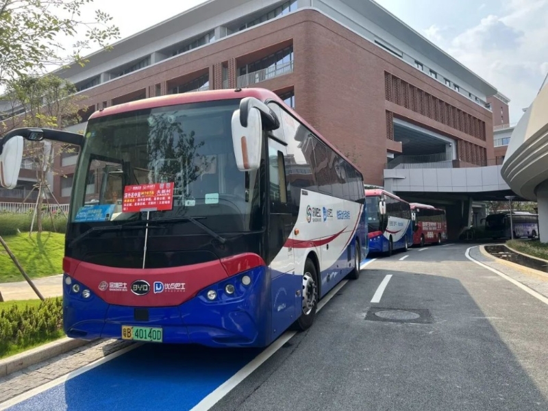 深圳全新“山姆口岸通”免費巴士專線開通，深圳灣口岸直達前海山姆。（示意圖）