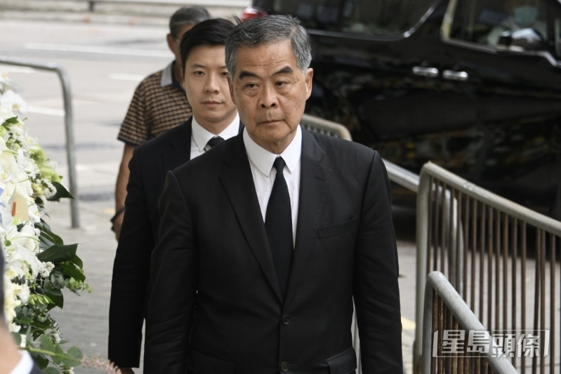 全國(guó)政協(xié)副主席、前特首梁振英。