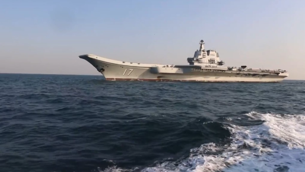 解放軍山東艦航母。