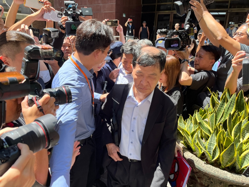 彭振聲聽聞妻子死訊后哀號痛哭。中時新聞網資料照