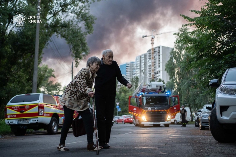 俄空襲基輔一夜發(fā)射逾550空中武器。