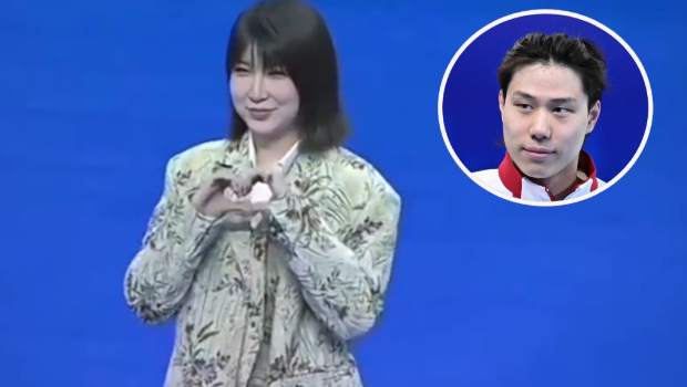 內(nèi)地網(wǎng)紅“多肉飽飩”曾自稱是中國“蛙王”覃海洋（圓圖）未婚妻。