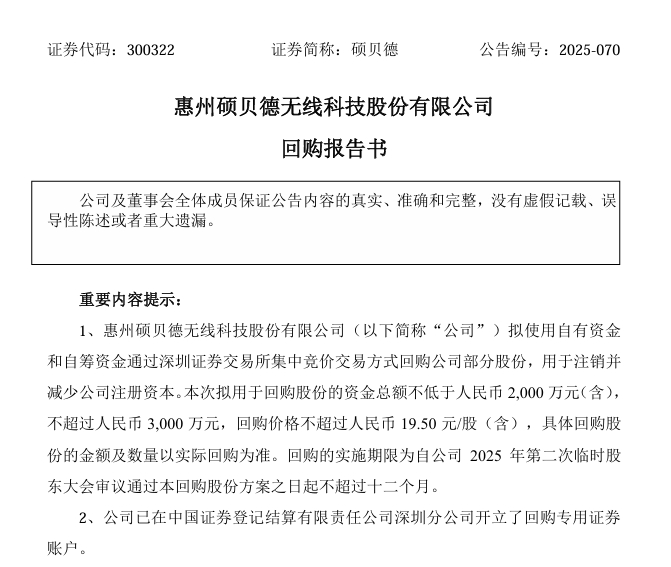 回購報告書 回購報告書