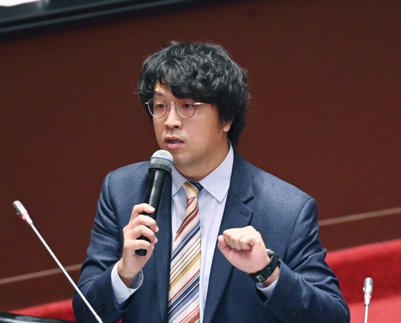 民進黨“立委”沈伯洋。中時資料照