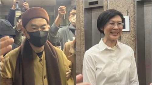 臺灣民進(jìn)黨女“立委”與寺廟住持關(guān)系曖昧