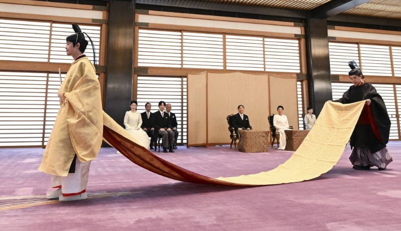 日本皇室相隔40年后再舉行男性皇族成年禮。