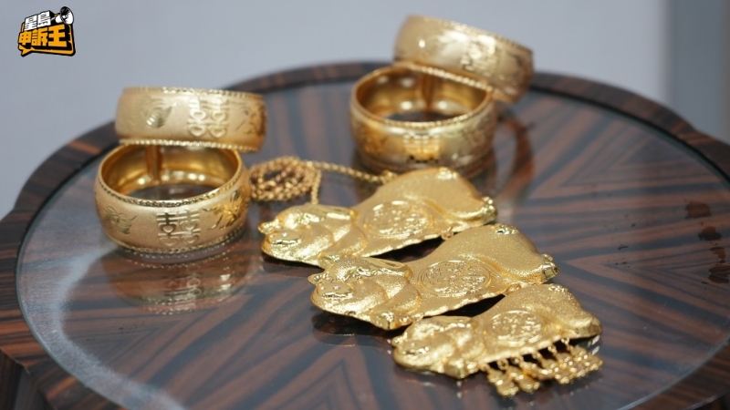 淘寶售賣整套仿制金器，價格僅240多港幣。