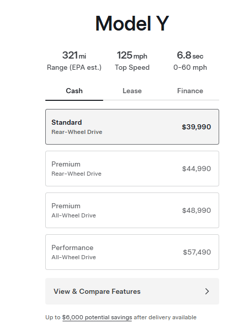 特斯拉最便宜車型！“精簡版”Model Y/3發(fā)布 特斯拉市值一夜蒸發(fā)超4600億元