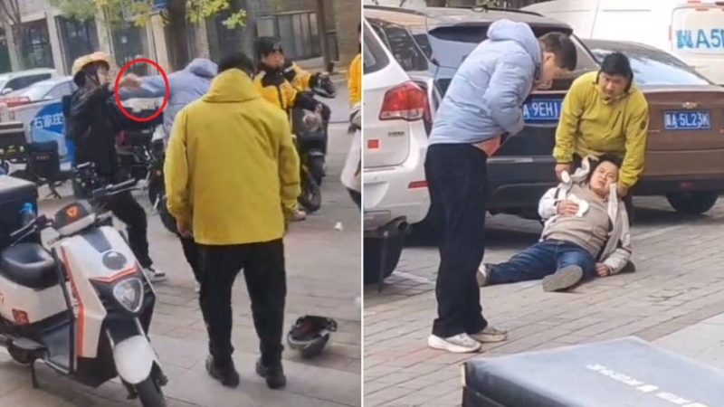 石家莊有外賣車手疑被扣8成配送費(fèi)，持刀刺傷正副站長。