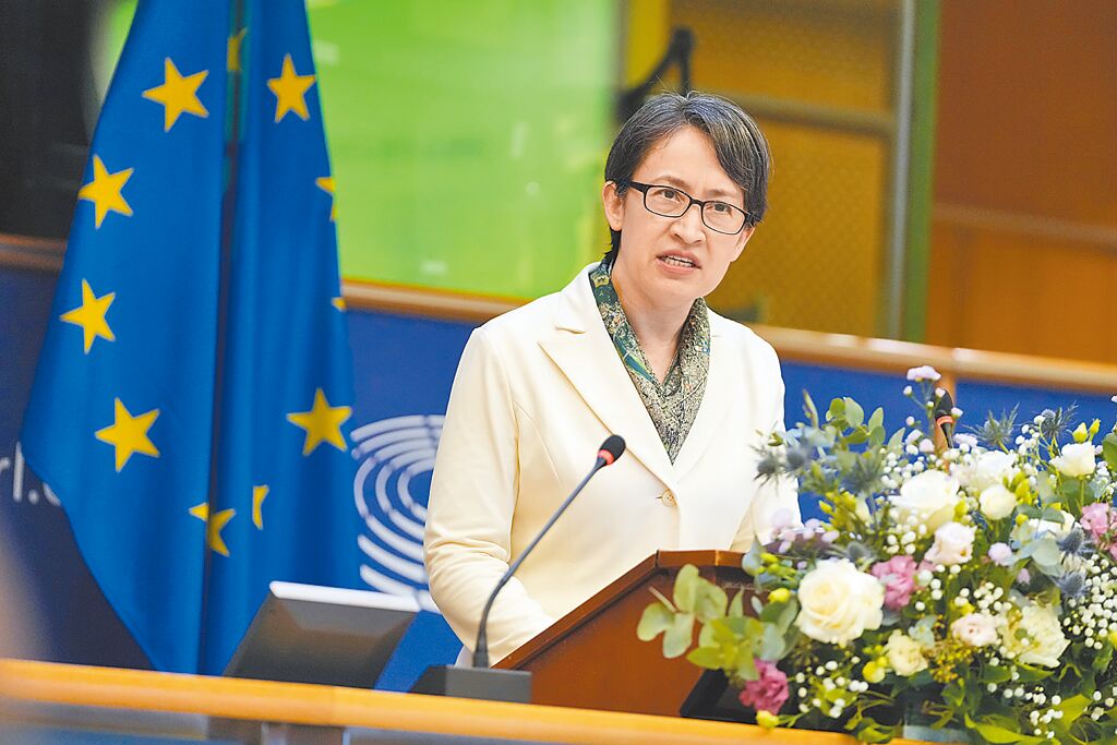 蕭美琴。美聯(lián)社