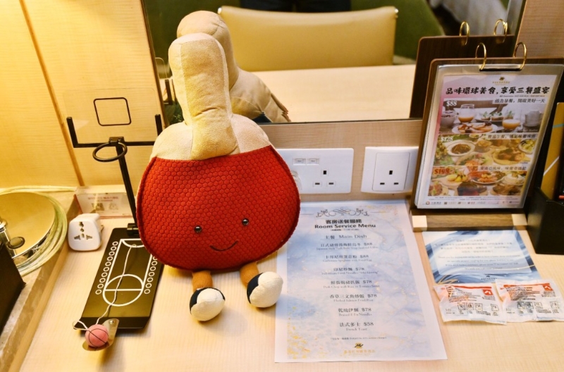 旺角維景酒店因應全運會，推出相應主題房。