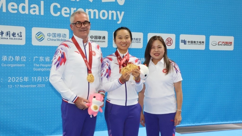 羅淑佩贊李思穎奪個人第三金“展名將風采”
