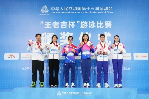 何詩蓓獲得50米蛙銅牌，冠軍是上海隊的唐錢婷，銀牌則由山西的楊暢奪得。