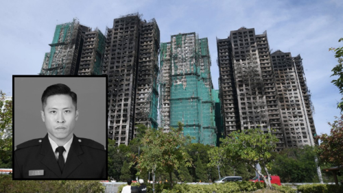 喪禮當(dāng)日殉職消防何偉豪靈柩將經(jīng)過宏福苑