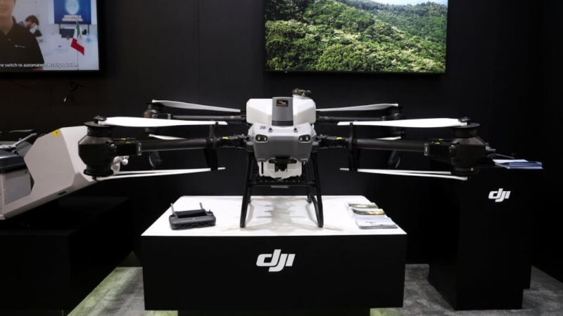 大疆展示一架無人機(jī)