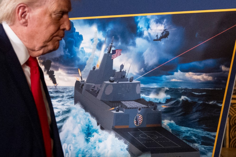 特朗普打造新一代戰(zhàn)艦。