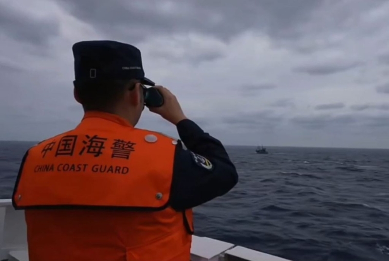 福建海警執(zhí)法巡航期間，要求臺灣海巡署艦艇以中文交流。