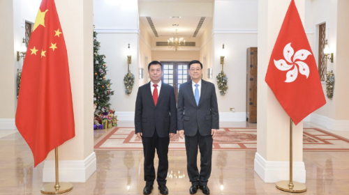 李家超晤國家衞健委主任雷海潮