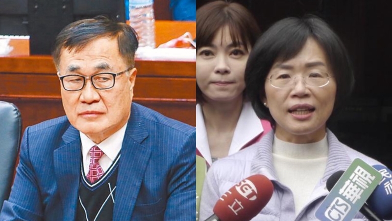 TVBS民調(diào)中心今（20）日公布最新調(diào)查顯示，在藍(lán)白合作的不同組合中，僅有臺北市副市長李四川（左）的47%能夠明顯領(lǐng)先蘇巧慧（右）的32%。